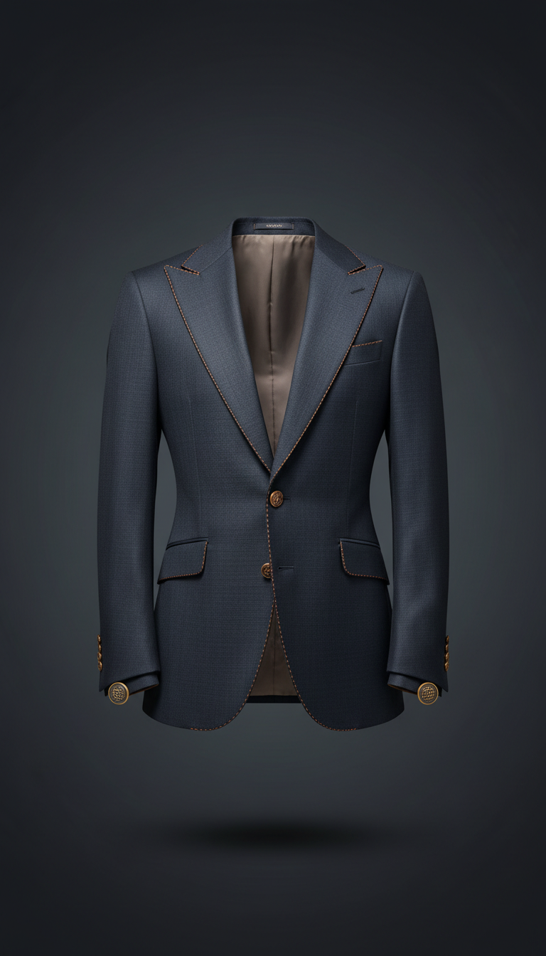 Graphite Tailored Statement Jacket